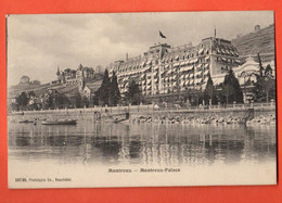 ZIA-36  Montreux Hotel Montreux-Palace. Circulé 1909 Vers Paris - VD Vaud