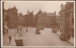 Market Square, Penrith, Cumberland, C.1930 - R Scott RP Postcard - Penrith