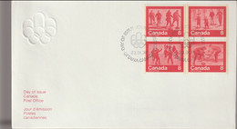 Canada FDC 1976 Montreal Olympic Games - From 1974 (LF18) - Verano 1976: Montréal
