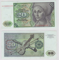 T145521 Banknote 20 DM Deutsche Mark Ro. 271a Schein 2.Jan. 1970 KN GC 8208510 D - 20 Deutsche Mark