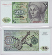 T145718 Banknote 20 DM Deutsche Mark Ro. 271a Schein 2.Jan. 1970 KN GB 9621659 Q - 20 Deutsche Mark