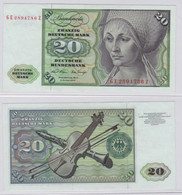 T145729 Banknote 20 DM Deutsche Mark Ro. 271b Schein 2.Jan. 1970 KN GE 2894786 Z - 20 Deutsche Mark