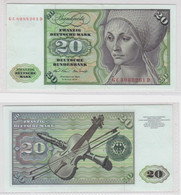 T145854 Banknote 20 DM Deutsche Mark Ro. 271a Schein 2.Jan. 1970 KN GC 8088261 D - 20 Deutsche Mark