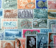 Greece 50 Different Stamps - Collections