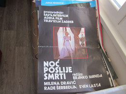 Poster Plakat Noc Posle Smrti Milena Dravic Rade Serbedija Sven Lasta  50x70 Cm - Manifesti & Poster