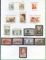 TIMBRES FRANCE REF200120...Lot De Timbres Année 1945-1946, Charnière, Neufs Et Oblitérés - Andere & Zonder Classificatie