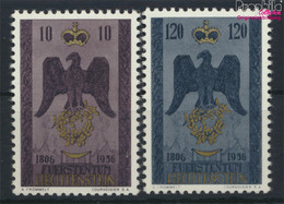 Liechtenstein 346-347 (kompl.Ausg.) Postfrisch 1956 Souveränität (9526907 - Unused Stamps