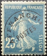France Préoblitéré N 56a Neuf** Semeuse 25 C Bleu Type IIIB (Surcharge Fine) MNH. Bon Centrage... - Autres & Non Classés