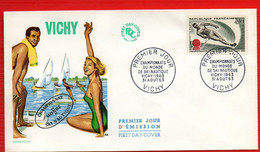 FDCVICHY  SKI NAUTIQUE 31 8 1963 - Water-skiing