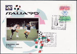 Italien, 1990,  Fußballweltmeisterschaft 1990, Spiel :  Argentinien - BRD - 1990 – Italy