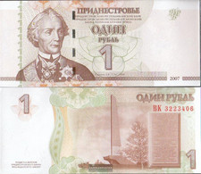 Transdniestria Pick-number: 42a Uncirculated 2007 1 Ruble - Moldova