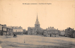 08-SAINT-MENGES-LA PLACE DE L'EGLISE - Andere & Zonder Classificatie