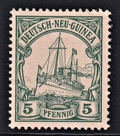 GERMANIA 1901 POSSEDIMENTI NUOVA GUINEA 5pf  # 8 MLH SUPERB STAMPS - Nuova Guinea Tedesca