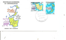 Iles ( FDC De Nouvelle -Calédonie De 1979 à Voir) - Inseln