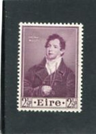 IRELAND/EIRE - 1952  2 1/2 D  THOMAS MOORE  MINT - Unused Stamps