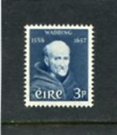 IRELAND/EIRE - 1957   3 D FATHER WADDING  MINT - Nuovi