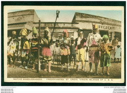 CPA Native Masqueraders Frederiksted Saint Croix Virgin Island Of USA - Vierges (Iles), Amér.