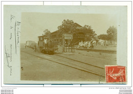 CPA Soudan Mahina Carte Photo La Gare - Soudan