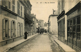 Ay * Rue De Châlons * Commerce Magasin DAUVERGNE - Ay En Champagne