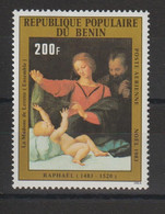 Bénin 1983 Peinture Noel PA 321 1 Val ** MNH - Bénin – Dahomey (1960-...)