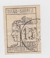 DIEGO-SUAREZ. N° 8. 15c. 28 SEPT 90 - Used Stamps