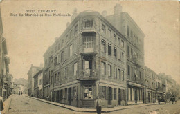 LOIRE  FIRMINY  Rue Du Marché Et Rue Nationale - Firminy