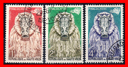 ALTO VOLTA REPUBLICA (  COLONIAS Y PROTECTORADO - FRANCES ) 1960 MASCARAS MONO - Unused Stamps