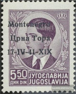 Italy - Cast. Montenegro 8 Unmounted Mint / Never Hinged 1941 Print Edition - Montenegro