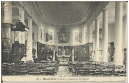 62 . SAINT POL . INTERIEUR DE L EGLISE - Isbergues