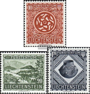 Liechtenstein 319-321 (complete Issue) Unmounted Mint / Never Hinged 1953 National - Neufs