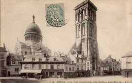 TOURS    ( INDRE )   LA TOUR CHARLEMAGNE ET LA BASILIQUE SAINT-MARTIN - Semblançay