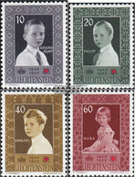 Liechtenstein 338-341 (complete Issue) Unmounted Mint / Never Hinged 1955 Red Cross - Neufs
