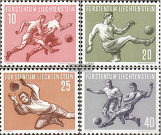 Liechtenstein 322-325 (complete Issue) Unmounted Mint / Never Hinged 1954 Sports - Neufs