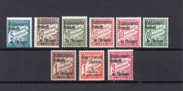 !!! PRIX FIXE : OCEANIE, SERIE DE TAXES N°1/9 NEUVE ** - Timbres-taxe