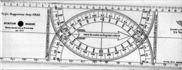 REGLE - RAPPORTEUR De L' AMIRAL JEAN  CRAS -  AVIATION - MARINE - 1970 - TOPOPLASTIC - Other Apparatus
