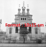Reproduction Photographie Ancienne D'une Vue D'une église Russe à Genève En Suisse En 1958 - Otros & Sin Clasificación
