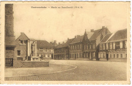 OOSTROZEBEKE  - MARKT EN STANDBEELD 1914/1918 - St-Genesius-Rode