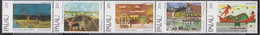 Palau-Islands 24-28 Five Strips (complete Issue) Unmounted Mint / Never Hinged 1983 Christmas - Palau