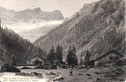 [DC12404] CPA - SVIZZERA - PONT DE NANT ET LES DENTS DE MORCLES - Viaggiata 1921 - Old Postcard - Morcles