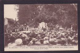 CPA [61] Orne Bellême Inauguration Du Monument Aux Morts Non Circulé - Other & Unclassified