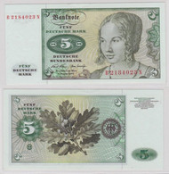 T144123 Banknote 5 DM Deutsche Mark Ro. 269a Schein 2.Januar 1970 KN B 2184023 N - 5 Deutsche Mark