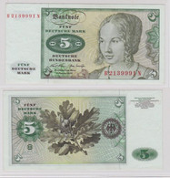 T144227 Banknote 5 DM Deutsche Mark Ro. 269a Schein 2.Januar 1970 KN B 2139991 N - 5 DM
