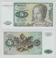 T144675 Banknote 5 DM Deutsche Mark Ro. 285a Schein 2.Januar 1980 KN B 2285713 R - 5 Deutsche Mark