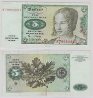 T144827 Banknote 5 DM Deutsche Mark Ro. 285a Schein 2.Januar 1980 KN B 7068493 Z - 5 Deutsche Mark