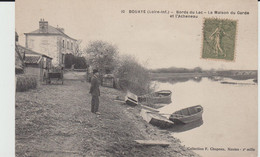 BOUAYE (44) - Bords Du Lac Et Maison Du Garde - Bon état - Bouaye
