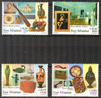 San Marino 2001 Art Museums Set Of 4 MNH - Otros & Sin Clasificación