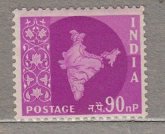 INDIA 1957 Definitive Map MVLH(**) Wz4 #17175 - Ungebraucht