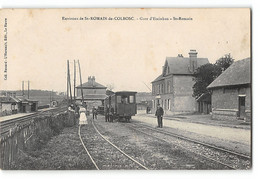 CPA 76 Environs De St Romain De Colbosc Etainhus La Gare Le Train Tramway - Andere & Zonder Classificatie