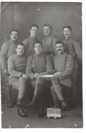 SAINT DENIS - 87E REGIMENT D INFANTERIE - UN GROUPE - CARTE PHOTO PAR BERTHON - Personnages