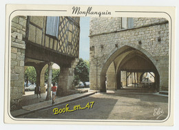 {84973} 47 Lot Et Garonne Monflanquin , Les Arcades ; Animée - Monflanquin